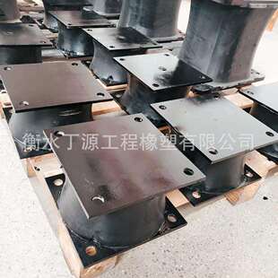 厂家供应压路机减震块冲击夯减震垫打桩锤橡胶减震钢板防震机械
