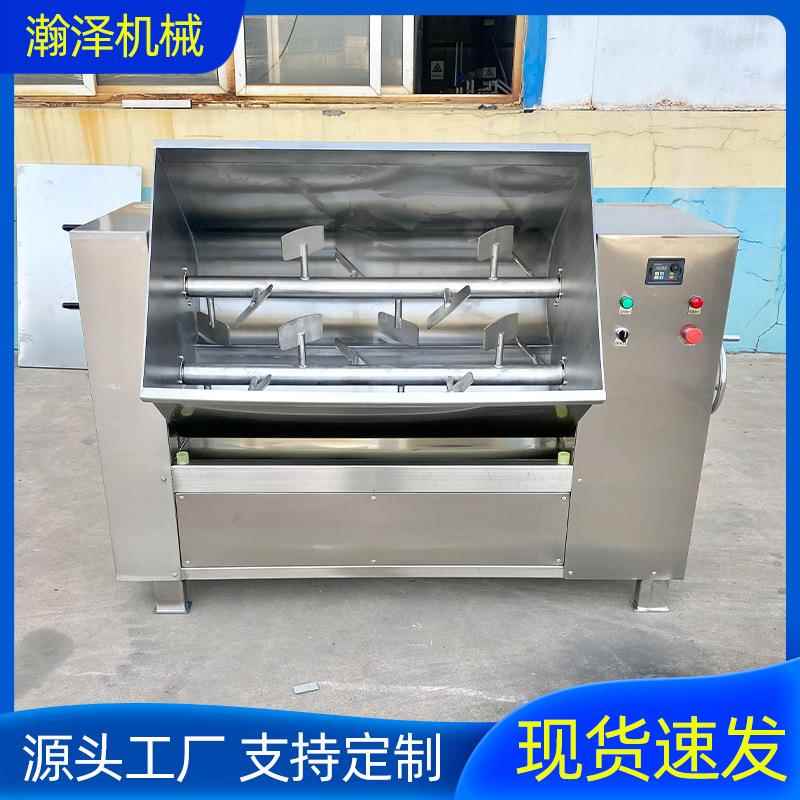 工厂用拌馅机可倾式饺子馅烤肠腊肠肉馅和馅机商用双绞龙搅拌机