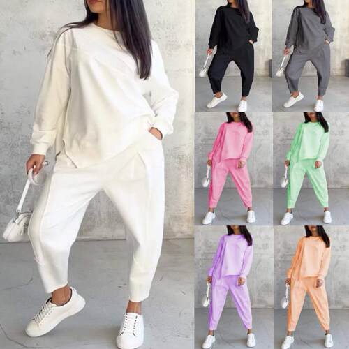 Women's long sleeved hoodie set 女装长袖卫衣套装