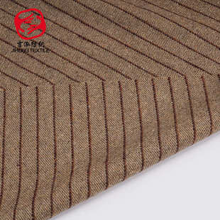 格子竖条纹毛呢面料 英伦风人字斜面料 秋冬西装面料裤料毛呢大衣