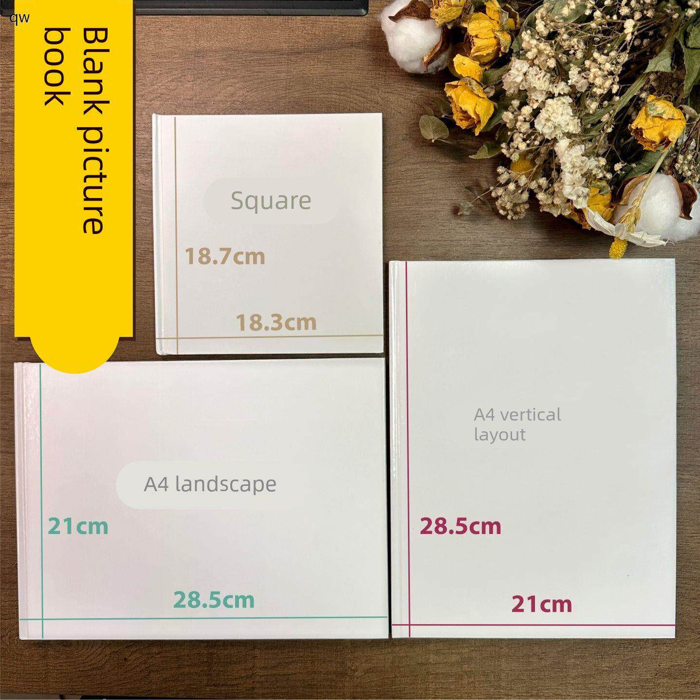 绘本制作本空白绘本加厚卡纸硬壳图画本涂鸦本绘画本立体书