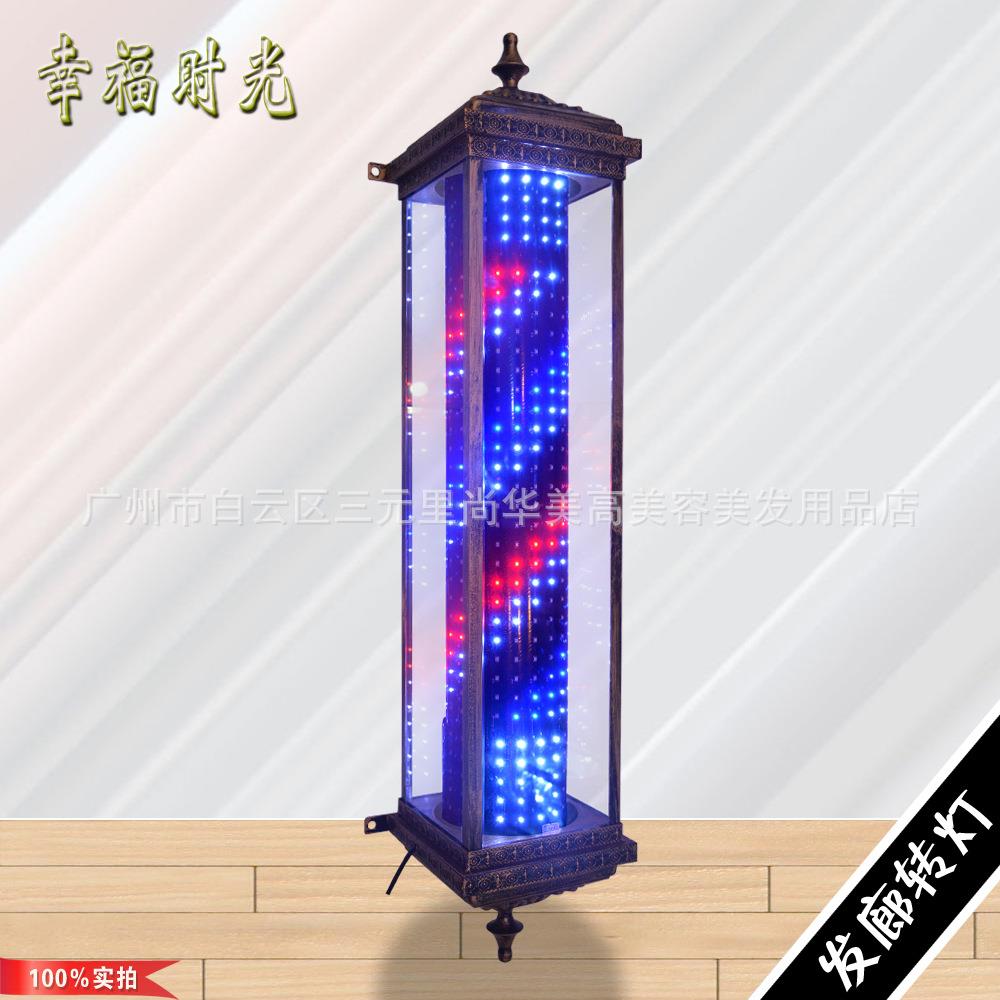 新款LED美发发廊转灯复古宫灯罗马灯标示灯壁挂灯是防水防潮