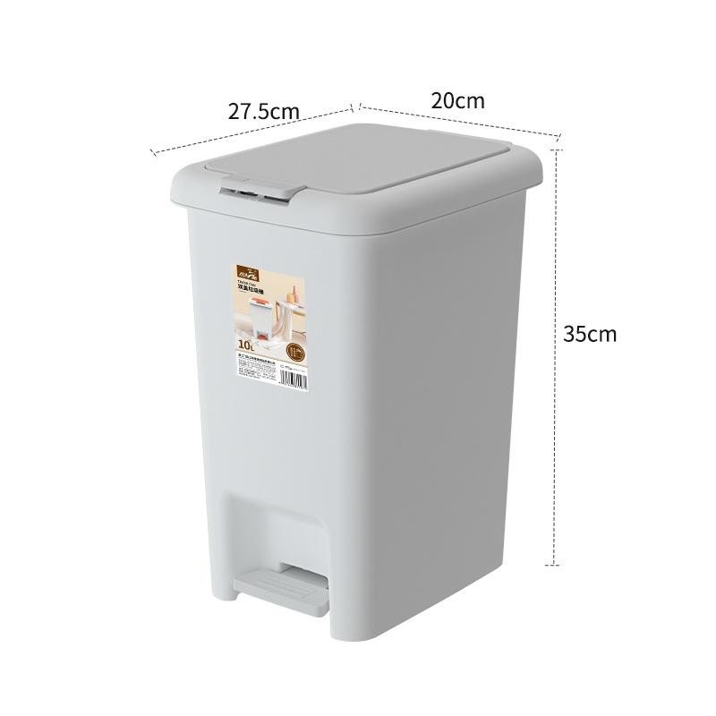 垃圾桶卫生间脚踏两用双开垃圾桶
