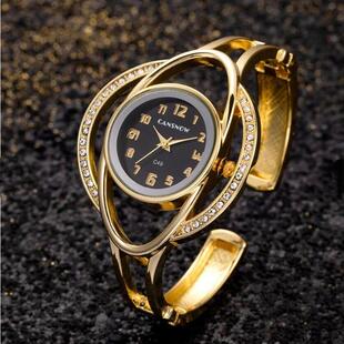 Femme Luxury Steel Women Bracelet Watch Monre Band Quartz Wr
