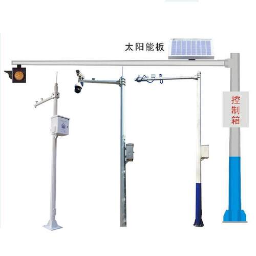 诱导屏立杆枪机球机监控立杆3米4米5米GNSS立杆5G立杆水雨情立柱