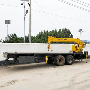 定做加随长平板车牵车吊引拖拉we64w机送货上门拖拉机随车吊