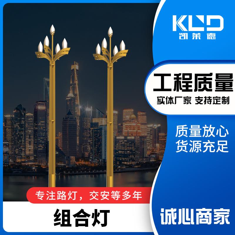 厂商供应景区组合灯LED中华灯玉兰路灯8米10米12米15米室外广场灯