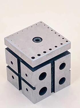修表具NO质.UOR5079四工墩方小铁墩高硬度好量钢墩机芯零件座