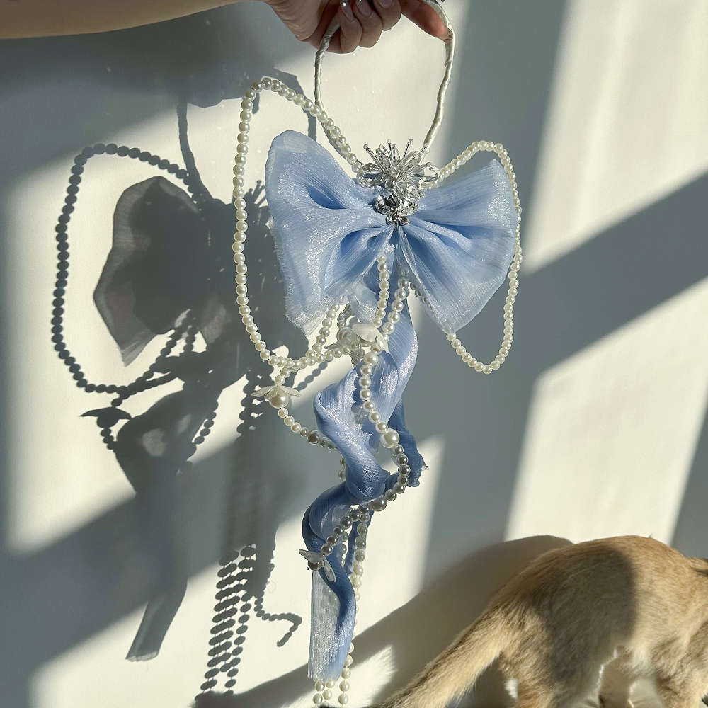 大蝴蝶结婚礼手拎手棒花diy材料婚礼制作手工艺品