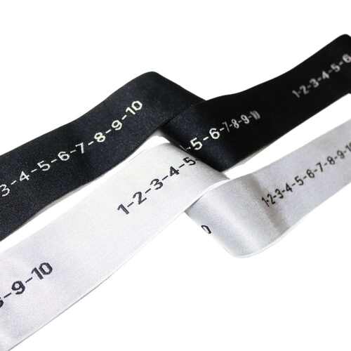 厂家现货4cm光丝光面电脑提花字母弹力裤头裙腰瑜伽带橡筋织带