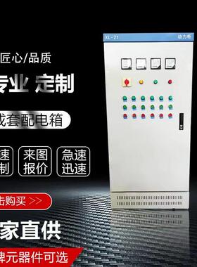 厂家现货工地成套组装低压X21配电柜非标双电源开关GGD落地配电箱