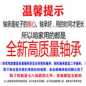 工地手推车拉货车老虎车车轮子两轮轮胎带轴手拉车小推车充气轮子