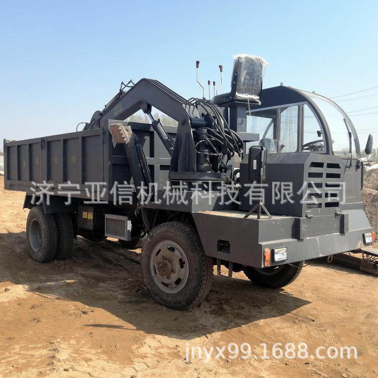 1挖吨拉土挖沙农NJB用随车自卸多2功能挖四不像随车吊挖一体机