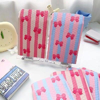 10pcs Cute Pink Girl Bow Foam Envelope Packaging Bags Bow