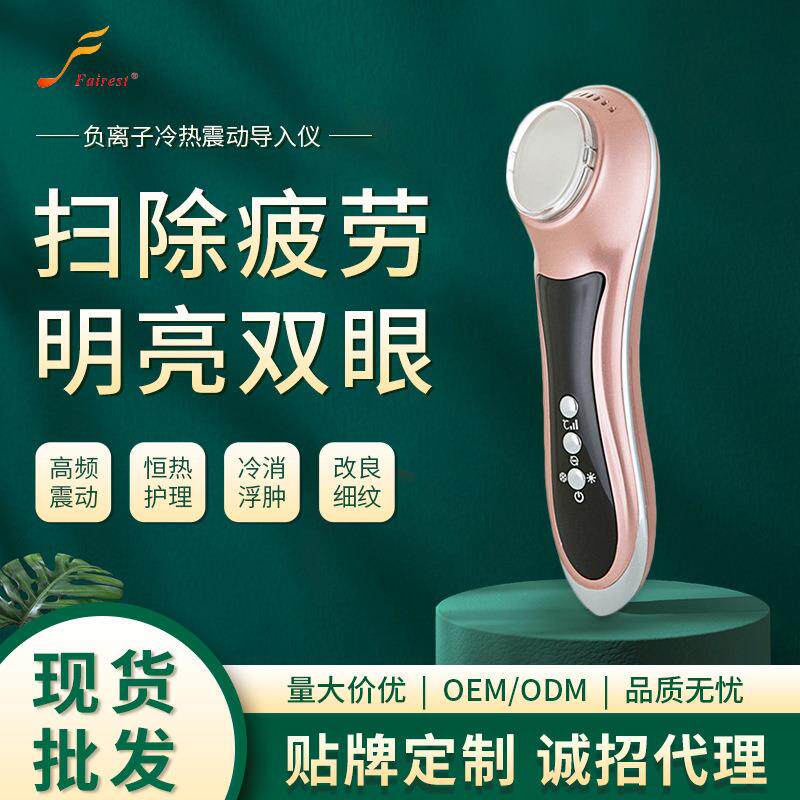 现货负离子冷热震动导入仪清洁毛孔清洁导入导出震动按摩仪