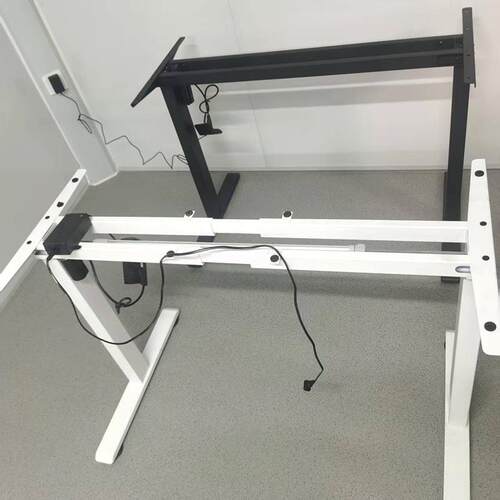 加工定 制转角电动升降桌腿 家用办公桌书桌L型拐角电脑桌支架