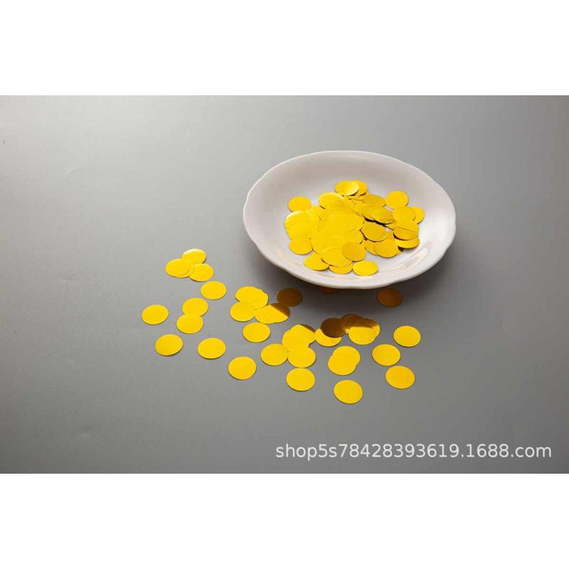 圆形造型金色或混色饰景气球、环形气球、礼宾花填充物1kg/包