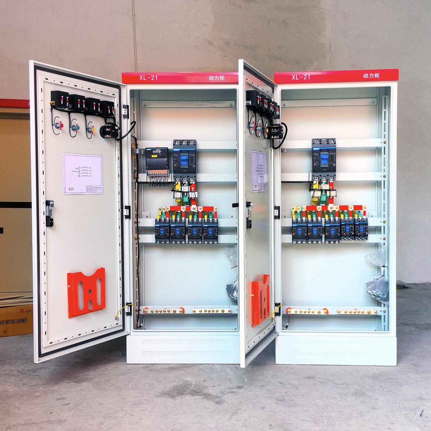 定制低压成套配电XL-21动力柜双电源控制柜工程用GGD进出线开关柜