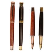 9388永生黄铜实木复古美工钢笔0.7mm弯尖成人书法练字暗尖硬笔