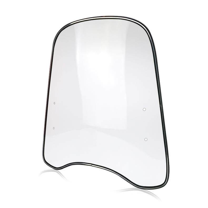 新款直销工厂直营电动摩托车挡风玻璃普遍兼容PC挡风加宽包边挡风