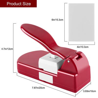 Puzzle Making Machine Red/Green DIY Jigsaw Embossing Machine