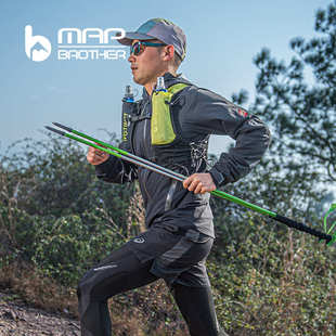 图行客铝合金登山杖四节折叠超轻越野手杖户外运动伸缩登山行山杖