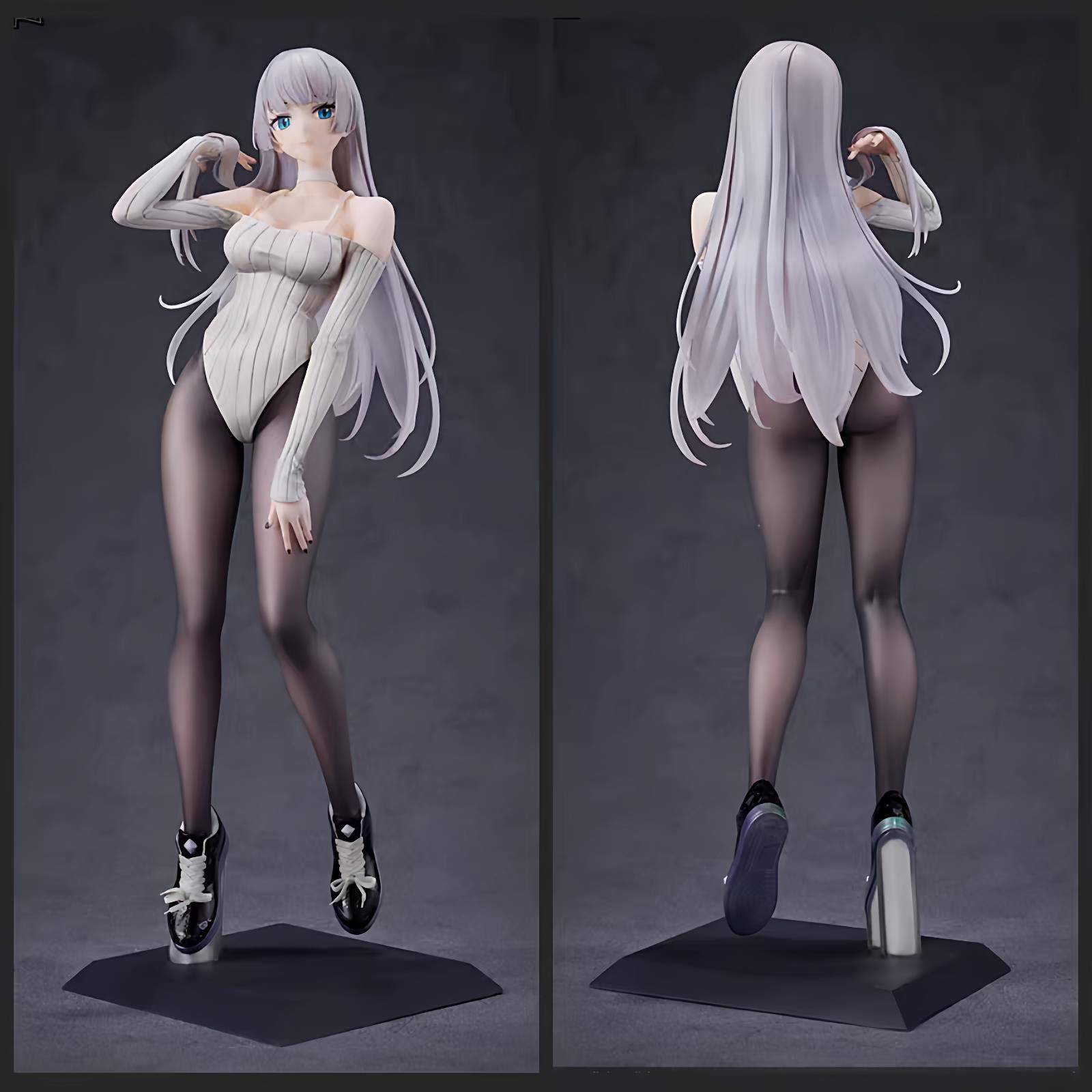 原画 IVY 口罩少女艾薇 露娜手办 二次元制服美少女机箱摆件