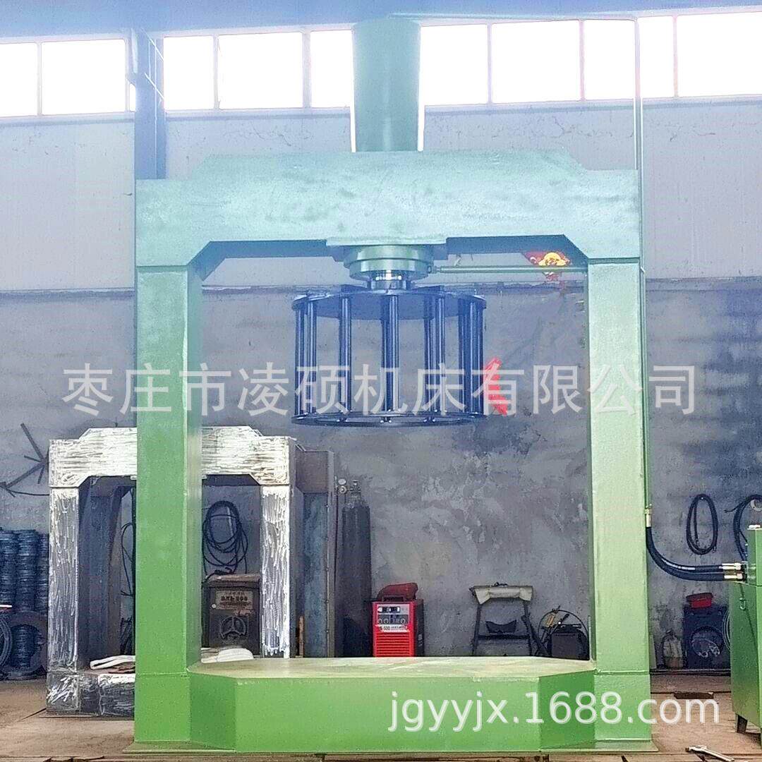 出售200吨工程车压胎机铲车轮胎拆装机龙门液压机