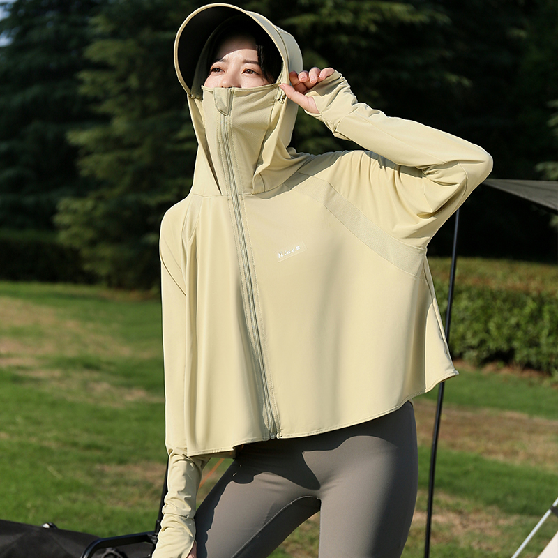 茉寻浪漫冰丝防晒衣女夏季2025新款宽松披肩upf50+防紫外线防晒服