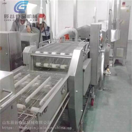 天妇罗裹浆机 全自动鳕鱼排上浆裹粉生产线 RT-400型上浆机