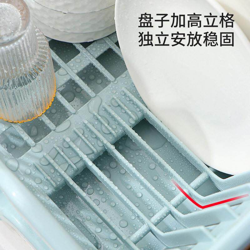 沥水碗盘沥水架碗碟滤收架水槽置物架餐具家用房台面碗筷水收厨纳