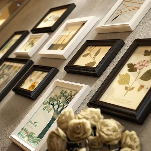 包邮【金零点9041】马列维奇欧式实木相框墙创意照片墙