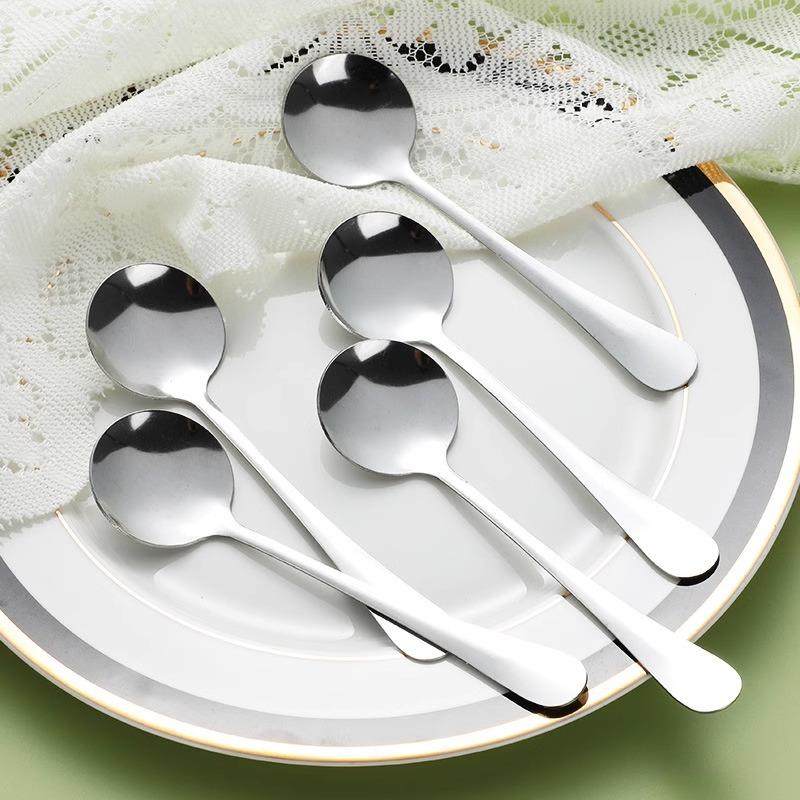 勺子简约不锈钢创意汤匙北欧大勺汤匙可爱吃饭喝汤甜品勺家用西餐,餐饮具,西餐勺,淘宝优惠券,粉丝福利购,淘宝优惠卷