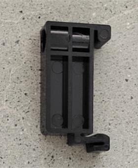 TBR-F 塑料固定件 固定器 黑色 TBR端子终端堵头 导轨封头 分段