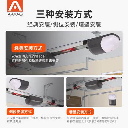 AAVAQ锐玛电机AVANTI 翻板车库门上翻电动智能遥控自动开门机全套