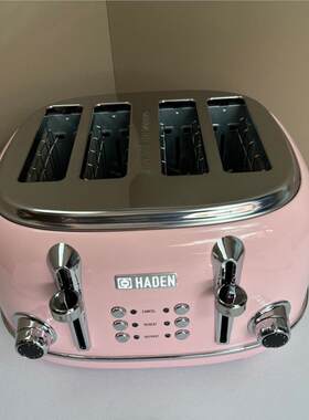 出口英国HADEN吐司烤面包机四片多士炉家用烤肉夹馍早餐机Toaster