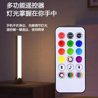 New direct-sale RGB color-changing sound pickup light, computer desktop background ambient light, game party room decoration light sound thumbnail 5