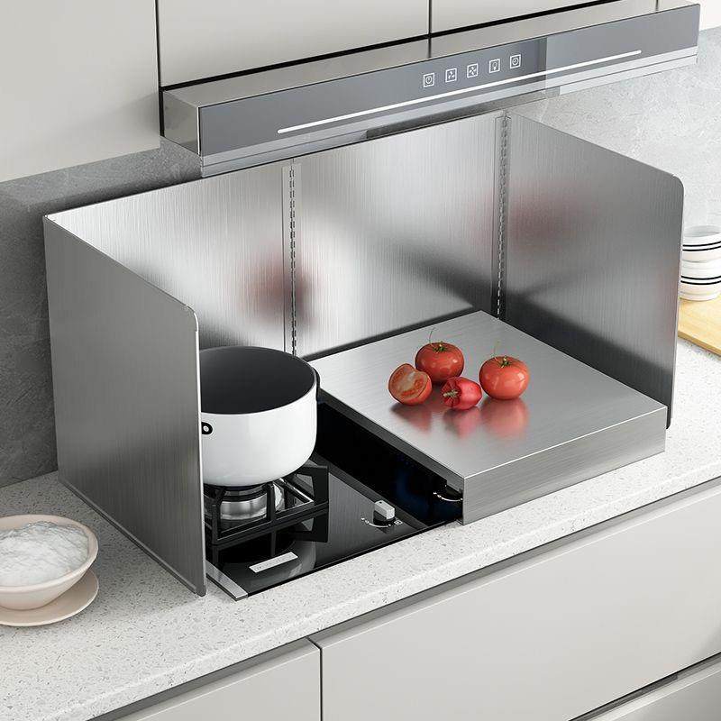 厨房挡油板炒菜防溅油烟机隔热隔油防油挡板瓦斯灶台耐高温不锈钢,厨房/烹饪用具,防油挡板,淘宝优惠券,粉丝福利购,淘宝优惠卷