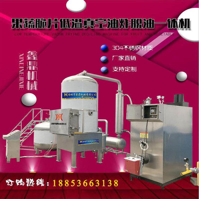 秋葵低温真空油炸机全自动油炸设备厂家果蔬脆片油炸机价格脆片机