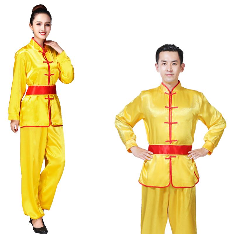 正品鼓歌服女新款套装男士腰鼓舞蹈演舞出服威秧风锣鼓打服龙舞狮