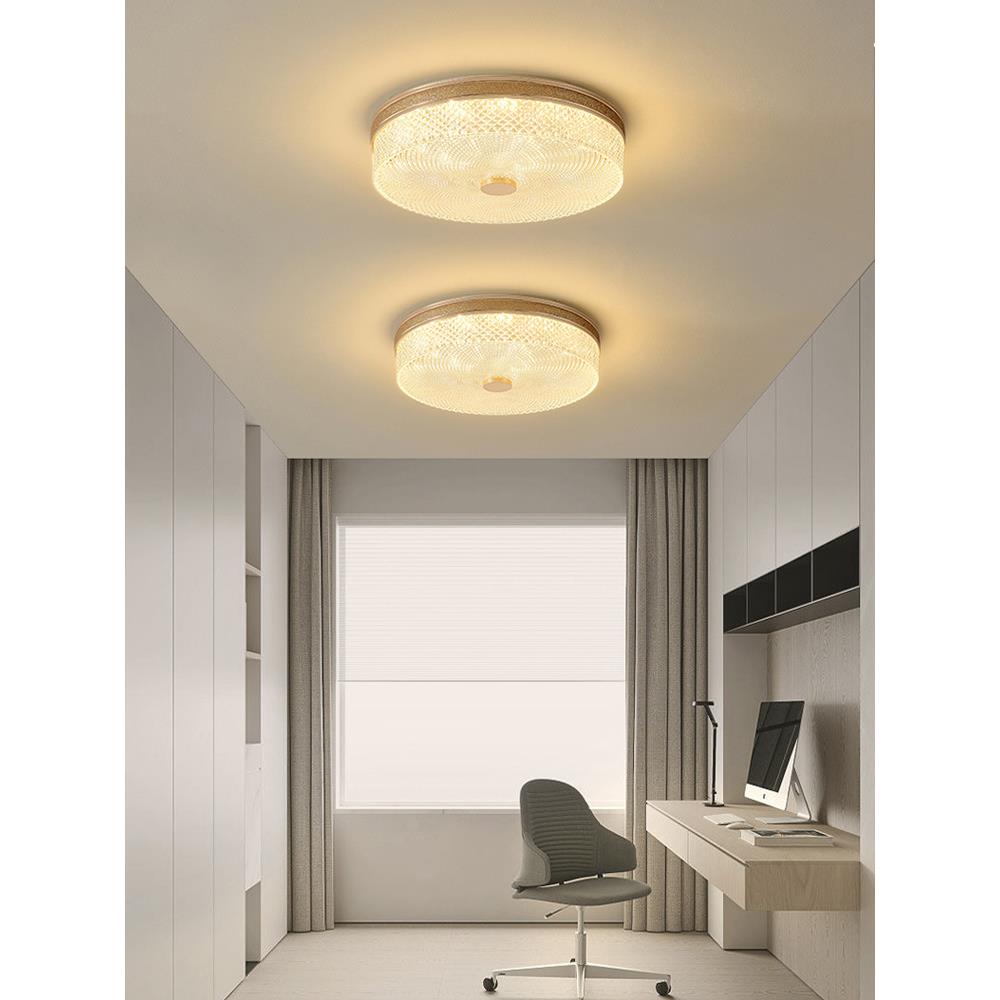 新款简约轻奢吸顶灯卧室主卧书房儿童房LED灯饰客厅玄关过道灯具