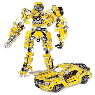 玩具8擎天柱大黄蜂汽车模型儿童礼物拆装 新金属拼装 螺母组合男10D