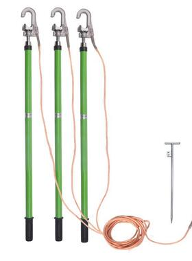 快速推拉螺旋压紧高压防雷接地接地线10KV35KV110KV220KV500KV