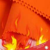 秋冬款 阻燃面料电焊阻燃斜纹柔软透气耐磨阻燃纱卡加厚全棉阻燃布