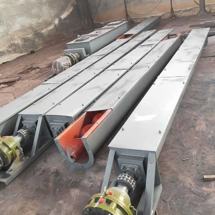 无上料304机输送机轴硅石不锈钢 蛟龙输送输送机污泥上料水平