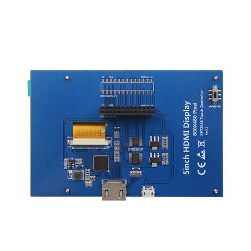 5寸树莓派HDMI 触摸屏Raspberry Pi 3B+/4B液晶显示屏LCD 显示器