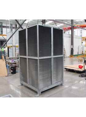 NMP负极涂布机废气余热回收换热器304不锈钢板式冷热交换芯体