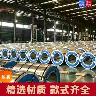 镀铝锌板彩涂卷板 镀铝锌波浪瓦压型彩钢板山东厂家