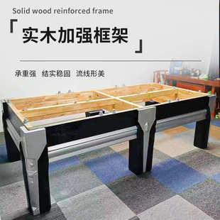 乔氏石库商用球厅台球桌标准大理石中式黑八桌球球房俱乐部桌球台