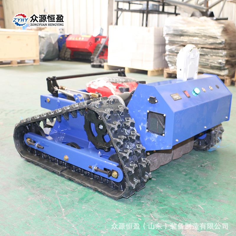 拆装方便建筑工程路面清雪割草机 众源工厂遥控割草抛雪机器人